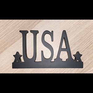 USA wooden decor